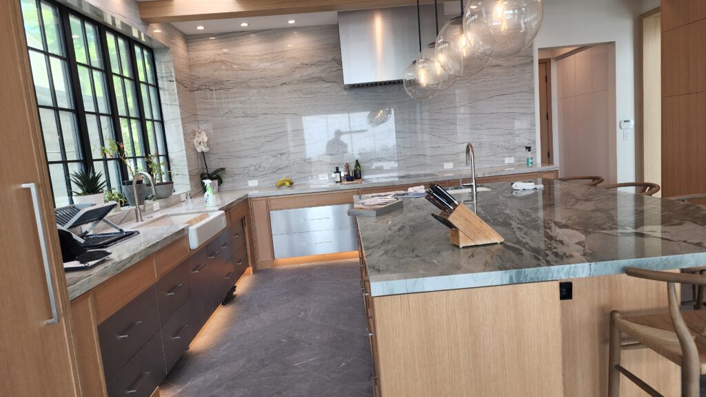 Contemporary Kitchen Redesign by Cali View Builders