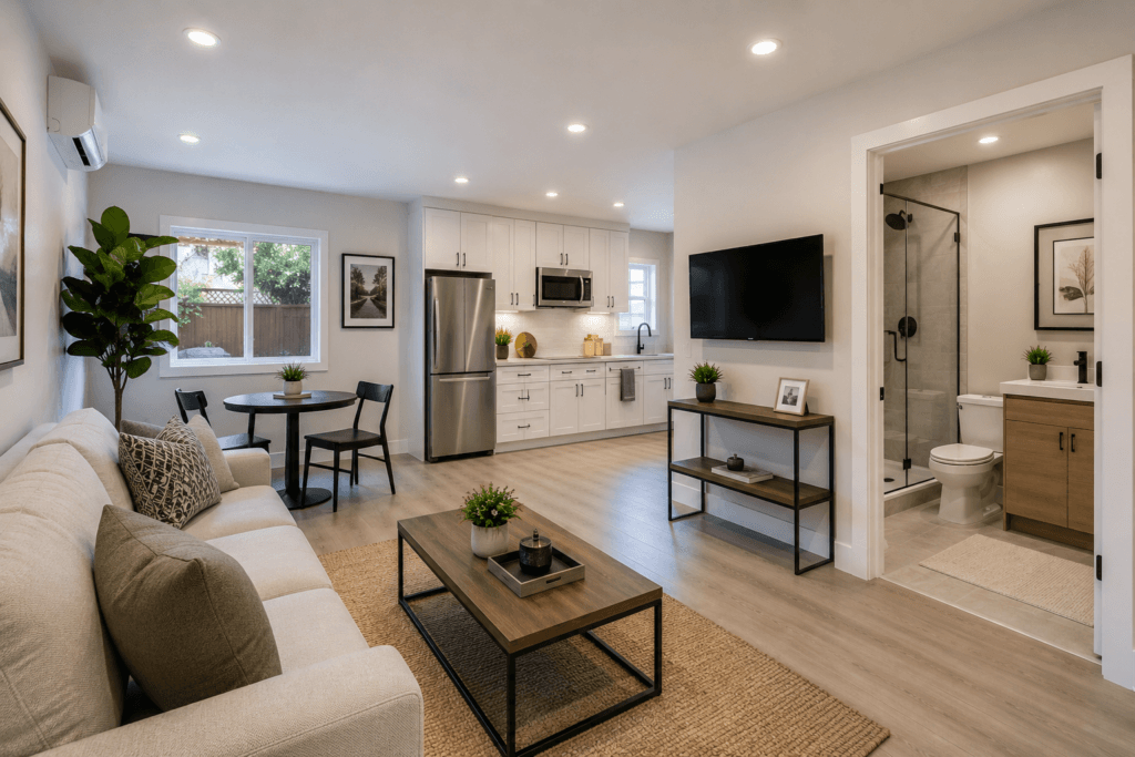 Modern Garage Conversion in Glendale, view 2