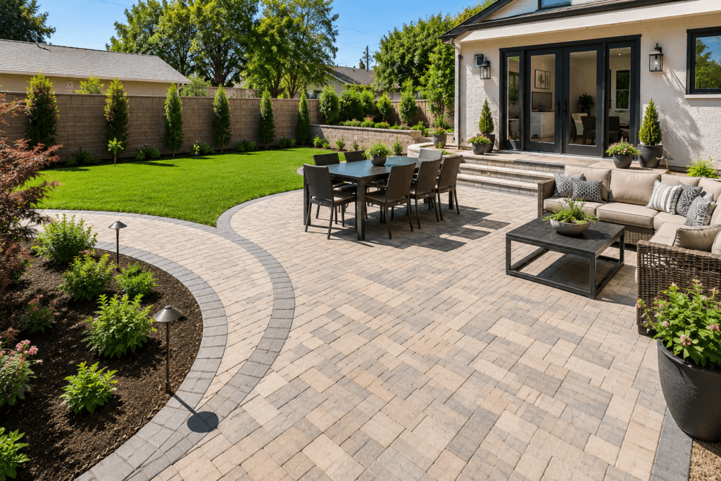 Premium Paver Patio Installation in Pasadena by Cali View Builders