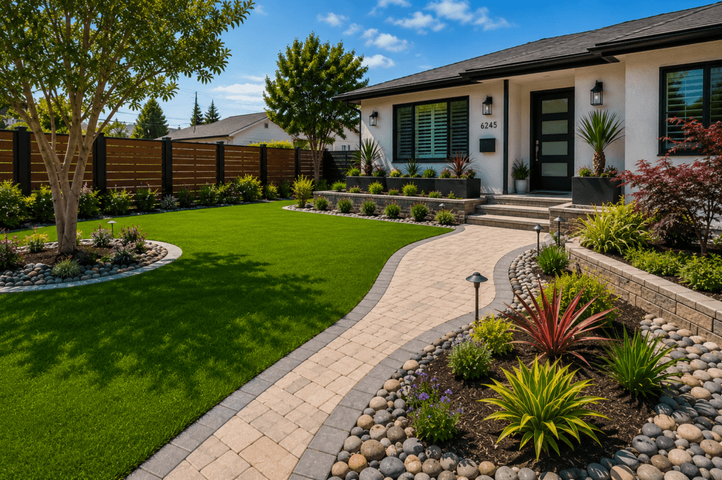 Complete Landscape Transformation in San Gabriel by Cali View Builders
