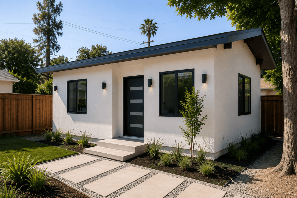 Modern Detached ADU Construction in North Hollywood, view 2